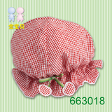 09夏装新款！意大利童装外贸品牌！纯棉宝宝帽（樱桃组）