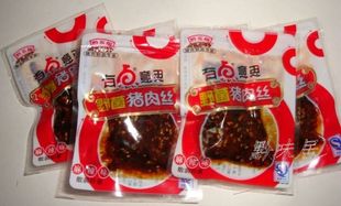  贵州特产黔五福有点意思 野菌猪肉丝 麻辣味250g小吃零食口感丰富
