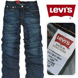 ◆教你看图辨真假 如假包退◆正品 香港levis特惠 藏蓝水洗牛仔裤