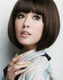 包邮 假发 短发 bobo头日系修脸 齐刘海女生假发 短发 女 梨花头