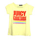 Juicy彩虹图案 随性剪边设计圆领T恤
