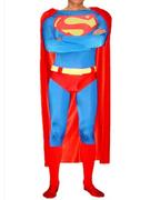 经典超人紧身衣超人，zentai紧身衣服舞台，表演超人紧身衣