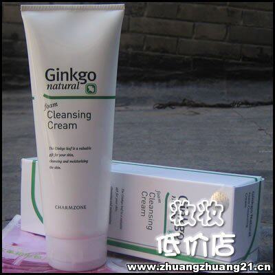 特！明星产品 网络销售排名第三的 婵真天然银杏泡沫洗面奶 200ml