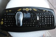 罗技无线键鼠套装无线键盘，+罗技lx7鼠标，+u盘双通接收器