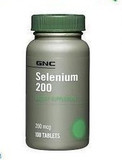 美国GNC硒片200mcg 抗衰老防癌变 排毒解毒 200粒