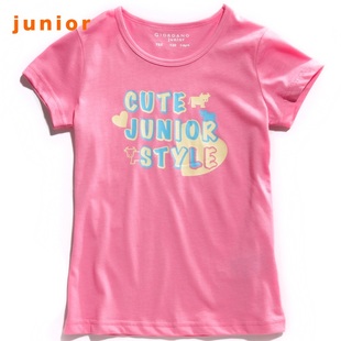 Giordano in summer 2012 new infinite love for t-girls calf t-shirt 03392001