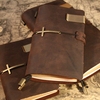 吸血鬼日记本旅行笔记本创意，复古欧式手工牛皮，本记事本活页手帐本