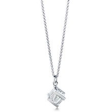 Un nuevo especial de artículos de plata comercio exterior] [TIFFANY joyería de plata collar de plata de una sola pieza romana