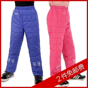  黄豆正品 新款 儿童装 休闲 羽绒裤子 内胆 冬季 防寒 保暖