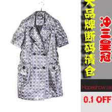 【送】h518283 正品 剪标 红show 春 女 长风衣39A