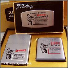 原装正版ZIPPO打火机 1972年推销员样本三件套装 经典款