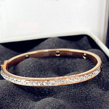 Cartier Cartier de diamantes con incrustaciones de cristal de Swarovski pulsera pulsera llena de mujeres de diamantes pulsera brazalete de diamantes