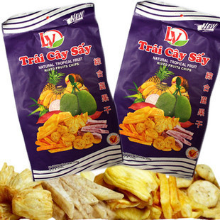  正品越南特产进口食品零食LV综合果蔬干 越南综合蔬果干230克