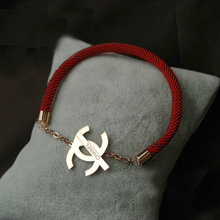 Mundo real de tiro hermosos adornos que Benming roja pequeña cadena de pulsera tricolor en Hong CC