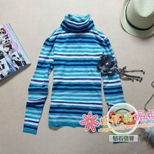 VERO MODA 专柜正品!高领条纹针织衫(两色入)