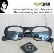 非主流男女明星款式平光镜韩国超轻时尚个性眼镜架韩版复古眼镜框