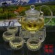 玻璃茶具 花草壶 花草杯(JT-08供春壶套装)