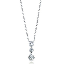 Un nuevo especial de artículos de plata comercio exterior [TIFFANY] de plata diamante caída de collar
