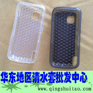 【清水套批发】诺基亚5230 5233手机清水套 保护套 5230硅胶套