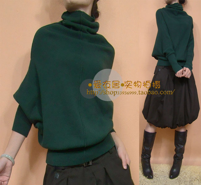 女装/女士精品秋冬装江南布衣风 纯棉<em>高领</em>塌肩