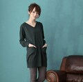 2010春装新款 大码女装 春装 针织单品 简洁线衫10101款