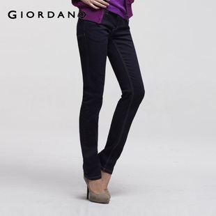 2012 new Giordano pants ladies ' beautiful narrow cotton stretch skinny leg jeans 01411550