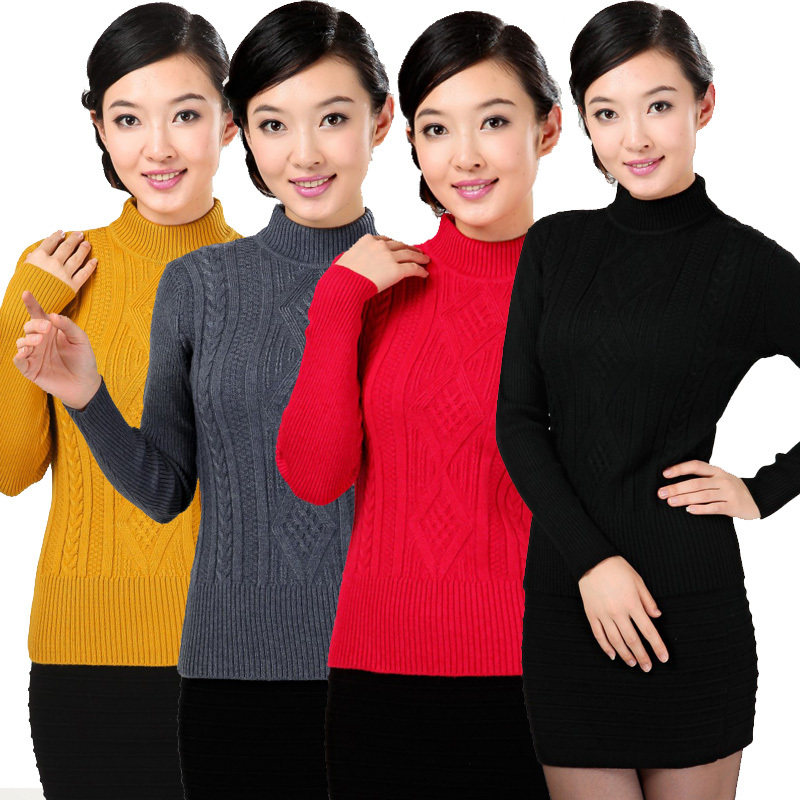 <em>毛衣</em>2012冬装新款<em>恒源祥</em>女士<em>羊绒</em>衫正品半高