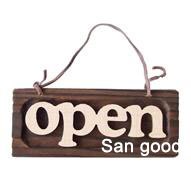 日式杂货 木制店铺欢迎牌挂牌 OPEN 日式杂货在类目 家居饰品, 创意饰品, 其他中 - 来自Buy2taobao.com提供专业的淘宝代购服务