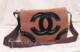 Chanel单肩包(绒面牛皮、咖啡色)