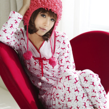 正品2010秋季新款弄雪舒适纯棉女士休闲家居服睡衣套装