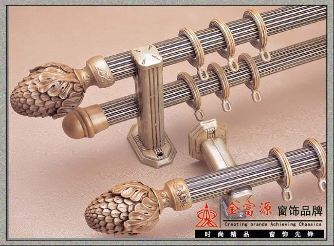 金富源窗帘杆/窗帘轨道/窗帘配件/罗马杆/窗帘道轨/33仿古通BF在类目 居家布艺, 窗帘门帘及配件, 辅料配件, 帘杆中 - 来自Buy2taobao.com提供专业的淘宝代购服务