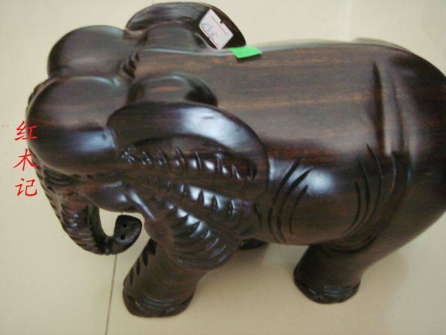 【红木记】越南红木象30CM 象象象-祥祥祥-吉祥如意3 吉象运财