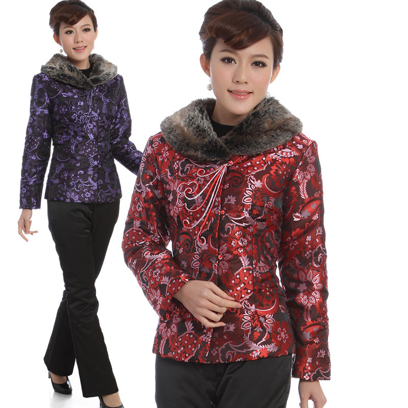 唐装 <em>女士</em> <em>冬装</em>棉袄 2013中式冬装新款大码<em>宽松</em>