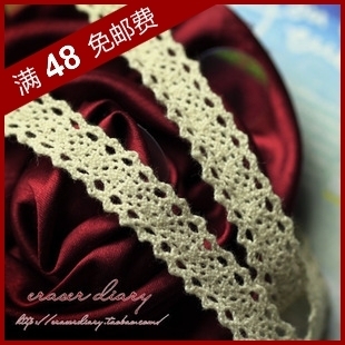  ZAKKA复古 DIY饰品材料配件 14mm 棉质蕾丝布艺 6278#