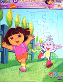 幼儿拼图 DORA 朵拉拼图 24片全套四款图案 儿童玩具宝宝智力开发