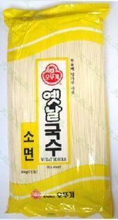  韩国食品 韩国挂面 韩国炸酱面专用面条不倒翁面条900克 （细）