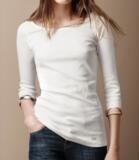 代购 巴宝莉burberry2012新款brit女夏装/T恤 圆领七分袖36448531