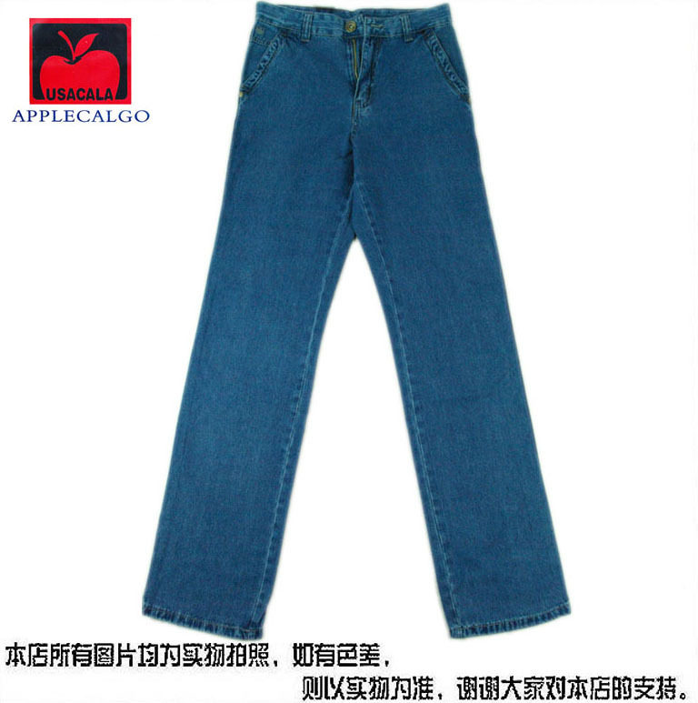 正品~美国加州苹果~超薄男直筒牛仔裤PG819原298现90