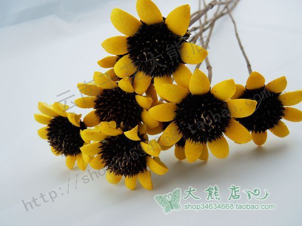 园艺云南干花 仿真花假花 装饰花餐桌花艺摆 设家居田园 太阳花在类目 家居饰品, 花瓶/花器/仿真花/仿真饰品, 干花/花瓣/干花包/干树枝中 - 来自Buy2taobao.com提供专业的淘宝代购服务