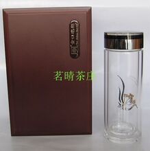 金口杯 银河之星 双层玻璃杯 水晶厚底杯 JA9135  JA9137