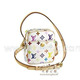Louis Vuitton、LV经典33彩 M40055 白色时尚淑女白领单肩包
