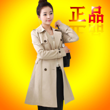 2012春装 新款女装 风衣外套  大码风衣 女式风衣 中长款 风衣