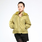 品牌折扣菀草壹专柜正品女装韩版宽松立领羽绒服2011冬款城市部落