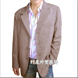 【99度】出口外贸 剪标 大牌 毛呢 休闲西服1159