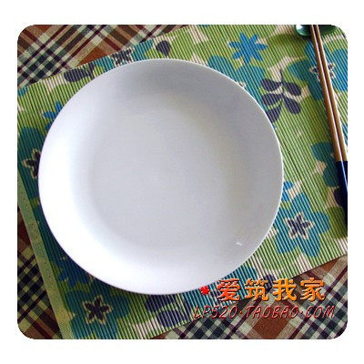 韩日式料理餐具/陶瓷盘/骨瓷盘子/爱筑我家/家用餐盘/盘子/白瓷