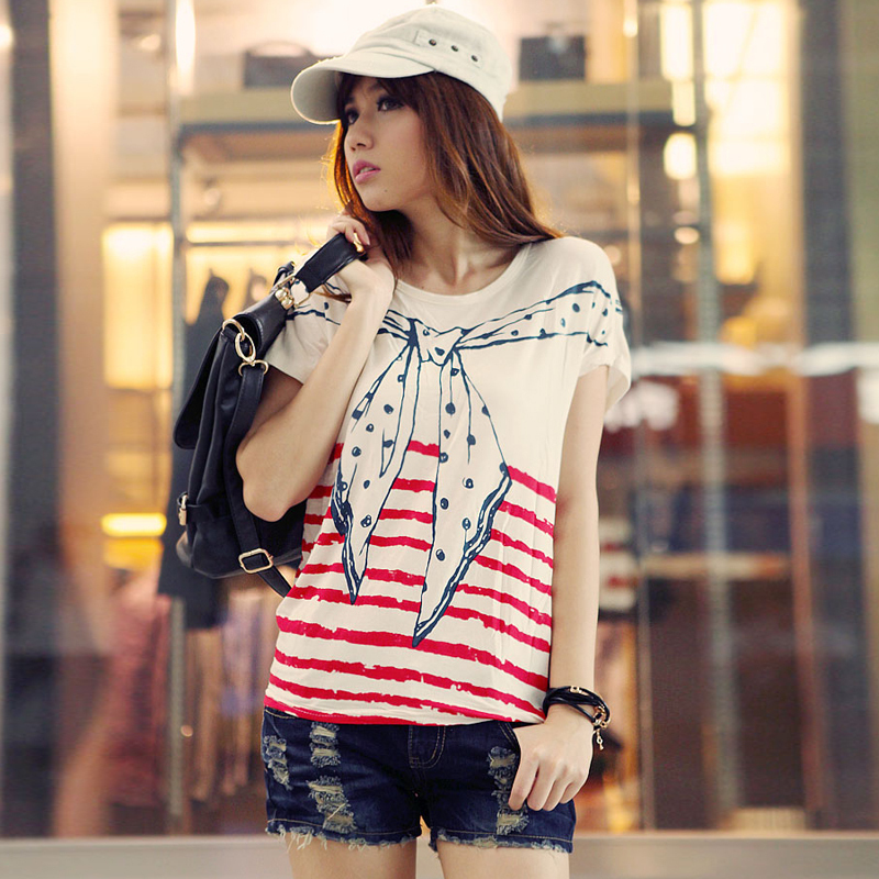 潮女t恤 女短袖韩版...