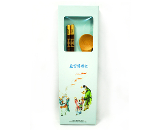  故宫纪念品/旅游/出国礼品 宫廷原创筷子 木勺 福字儿童套装筷勺