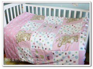 名牌蒂乐新品100%特级桑蚕丝加大婴儿被/500g蚕丝被/儿童被DL608A