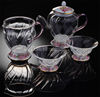 进口台湾宜龙耐热玻璃，陶瓷茶具eilong玫瑰晶艳花茶，送礼盒
