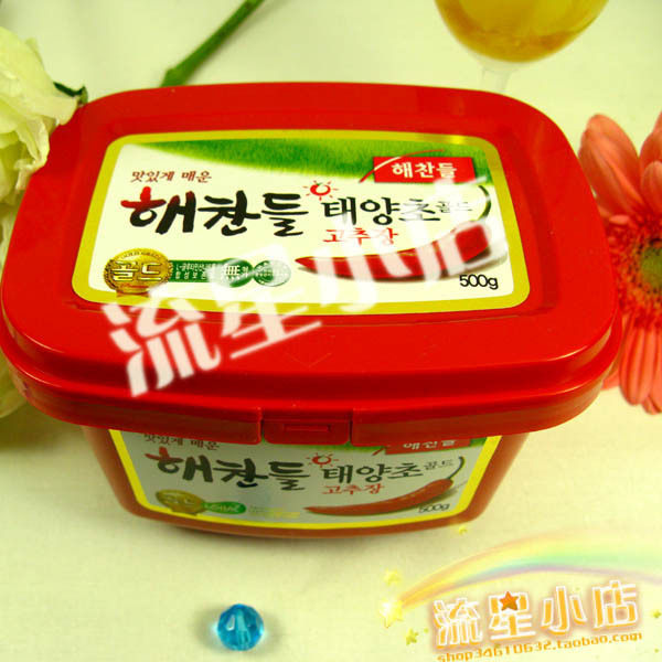 超人气热卖韩国辣酱~进口好餐得牌纯辣椒酱,拌饭,炒年糕必备500g